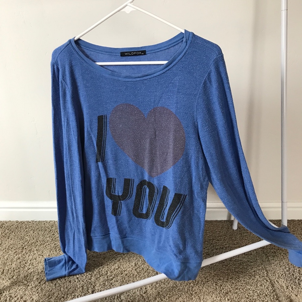 Wildfox heart sweater